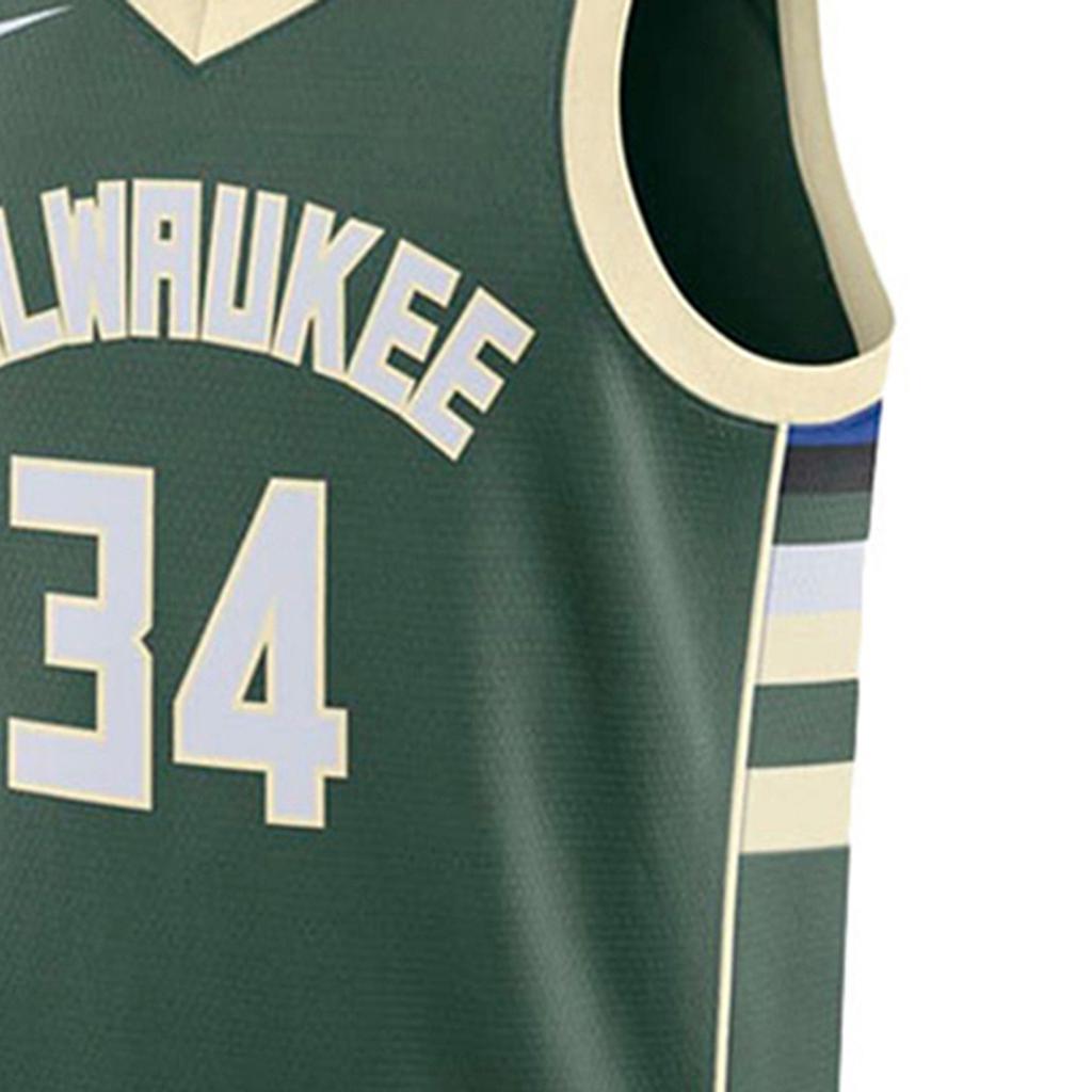 Nike X NBA Милуоки Бакс Яннис Адетокунбо Икона Версия Swingman Джерси DN2012-323