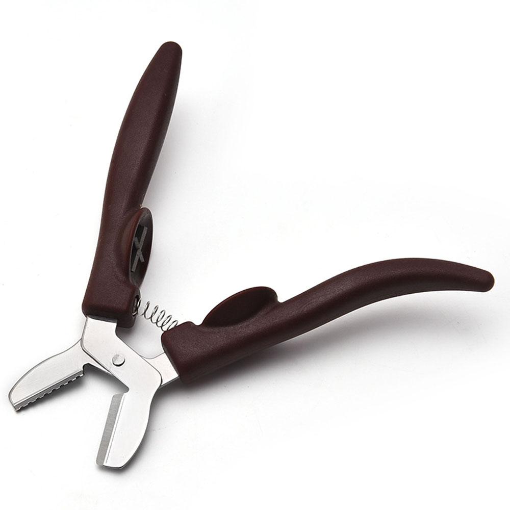 Chestnut Peeler Scissors Nut Cracking Kitchen Tool Stainless Steel Durable Pecan Cutter Walnut Cracker 4