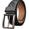 Ремень для мужчин из натуральной кожи, простой ремень для людей среднего возраста и молодежи, универсальный ремень с пряжкой