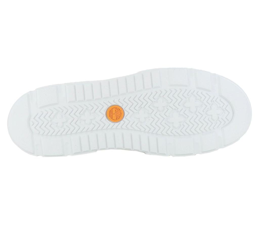 Timberland Кроссовки LAUREL COURT LOW LACE UP - женские туфли из кожи белого цвета TB0A2PPH-EM2 ОРИГИНАЛ