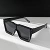 Square Oversized Sunglasses Men Simple One Piece Glasses Men Women Fashion Punk Eyewear