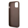 Guess Guhcp15S4Gmgbr Iphone 15 / 14 / 136.1 Brązowy/Brown Hardcase 4G Duże Metalowe Logo