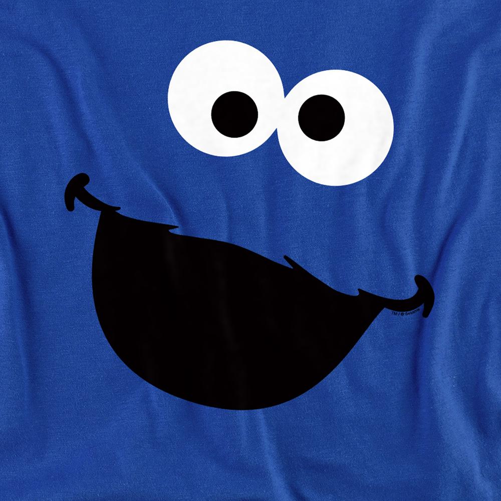 Sesame Street Unisex Adult Cookie Monster Face Sweatshirt