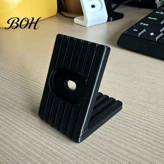 Space-saving Charger Stand 3D Printed Charging Dock for Fitbit Air, Cable Management Precise Opening Holder Desktop Smartwatch, Vertical with