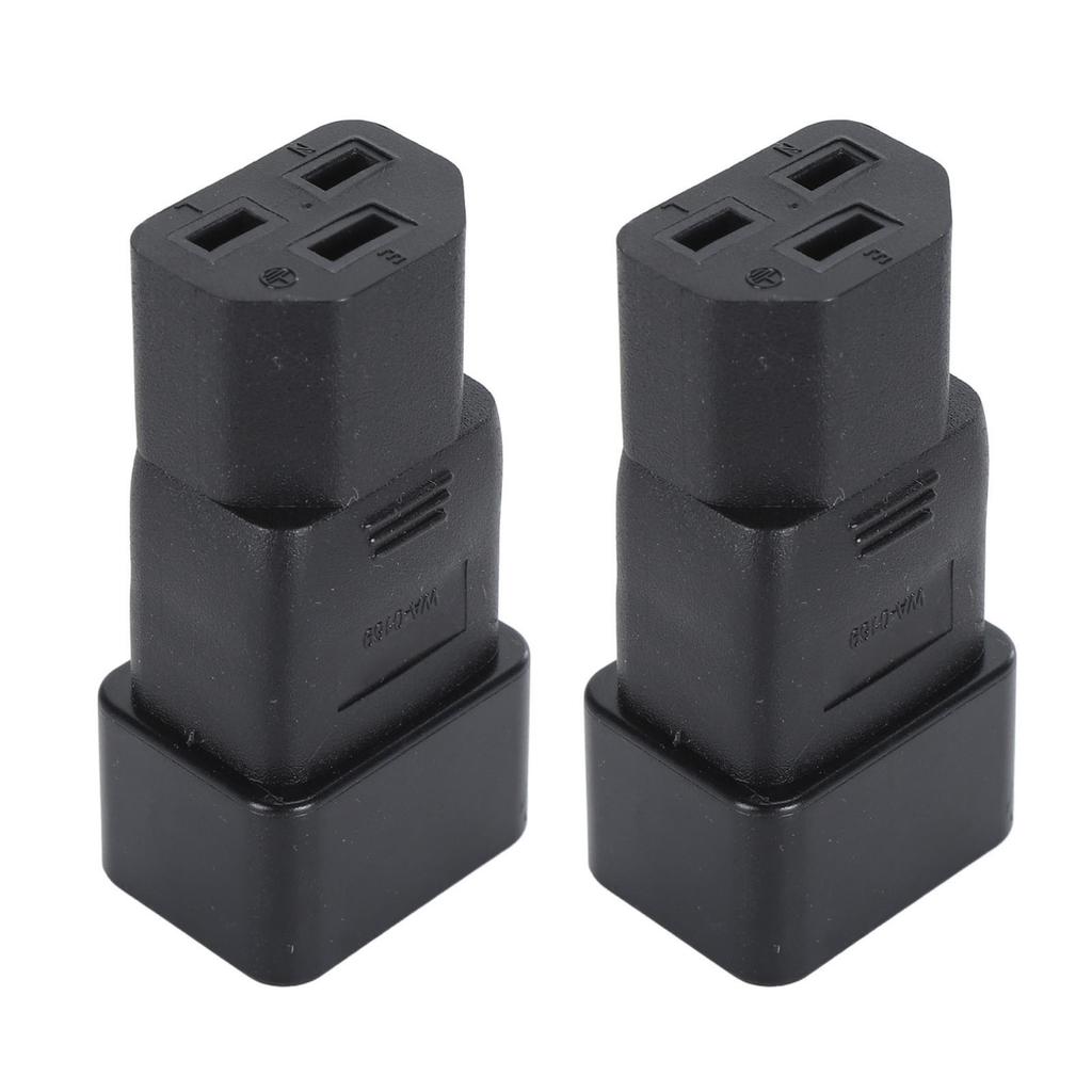 2 шт. Адаптер питания IEC320 C20 к IEC320 C21 Профессиональный Plug and Play Адаптер вилки питания C20 к C21 для ИБП, PDU питания