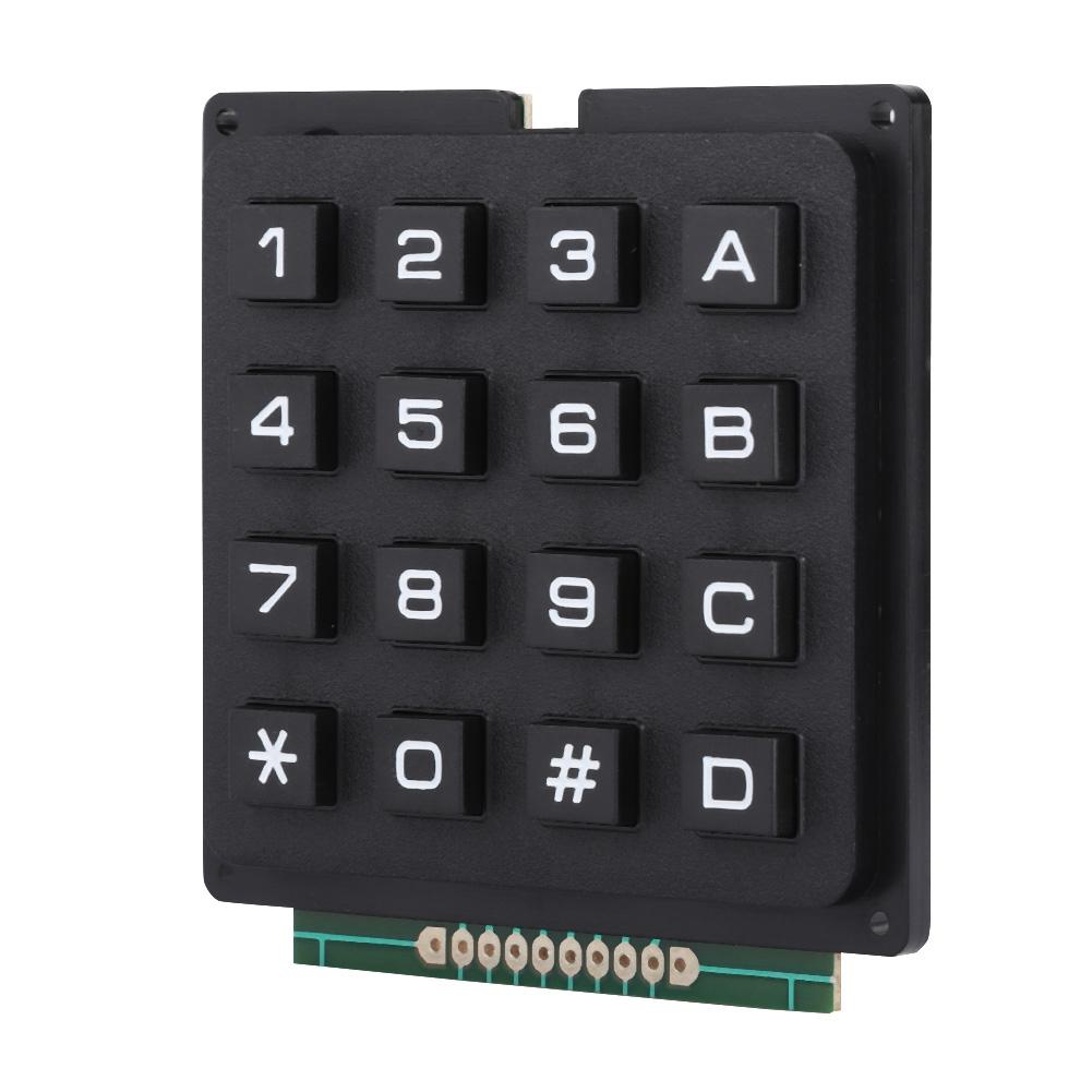 Keyboard Modules with 16 Keys 4x4 Push Buttons External Keypad for MCU
