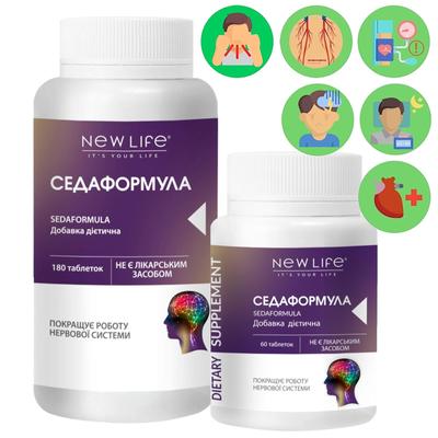 Седаформула New Life Добавка Диетическая (Поддержка Нервной Системы)