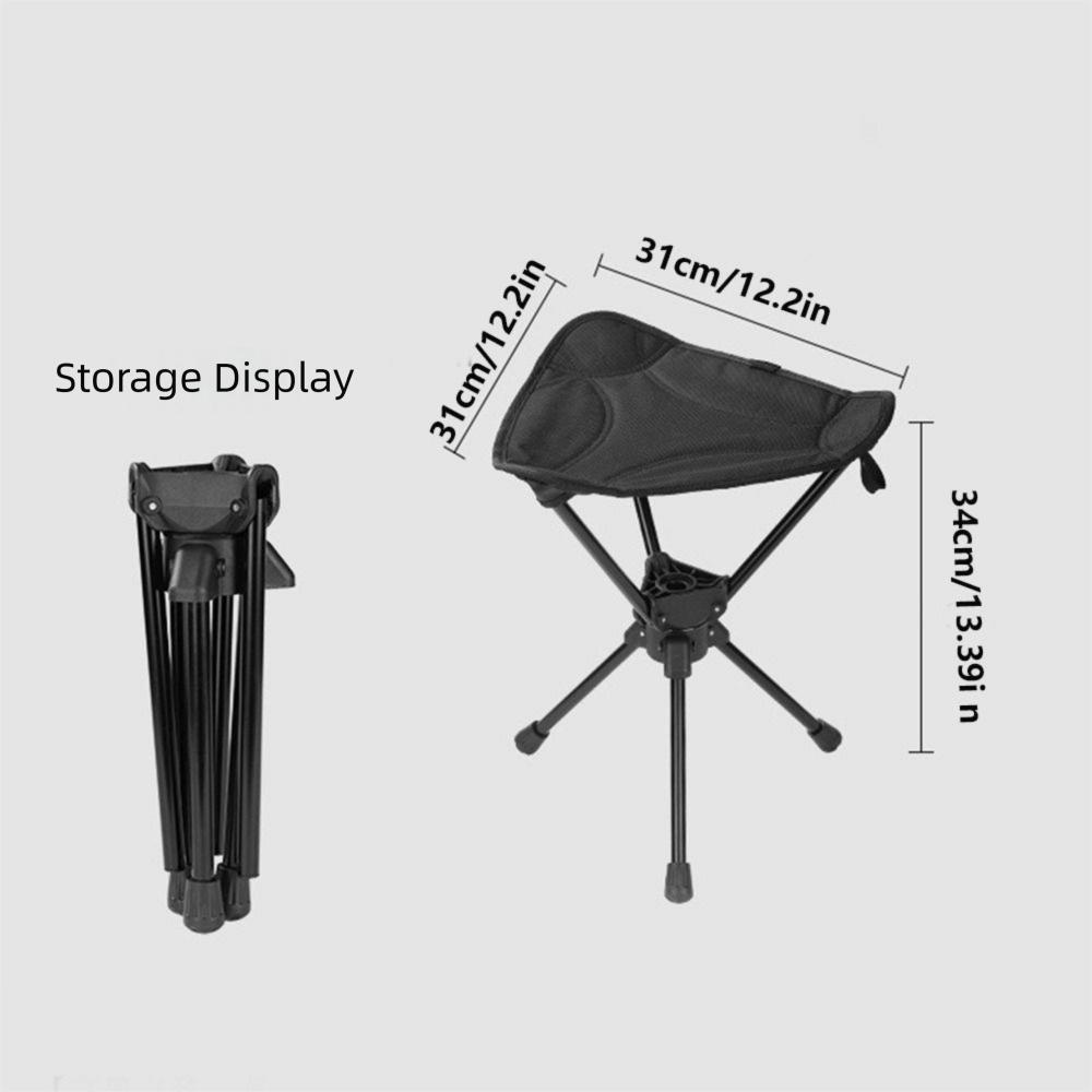 Foldable Folding Rotating Stool Wear-resistant Mazza Stool Camping Stool Outdoor Camping