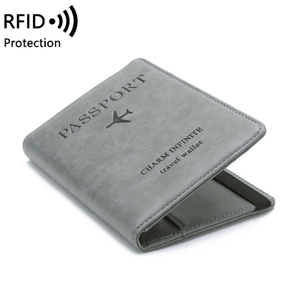 RFID-сумка для паспорта от кражи, простая и модная многофункциональная сумка для удостоверений личности, держатель для паспорта для путешествий за границу
