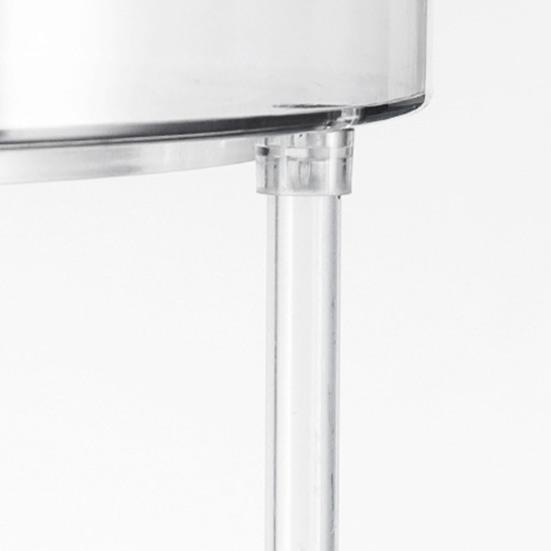 Storage Turntable 360° Rotating Storage Tray Organizer Transparent Round Storage Box for Kitchen Bathroom Cabinet