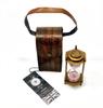 Песочные часы Kelvin & Hughes London Brass Sand Timer, морские антикварные винтажные песочные часы с кожаным футляром