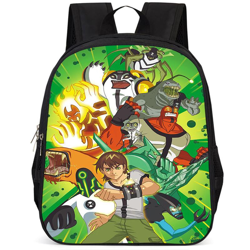 Школьный рюкзак Ben10, 15 дюймов, большой вместимости, легкий, из Оксфорда, для детей