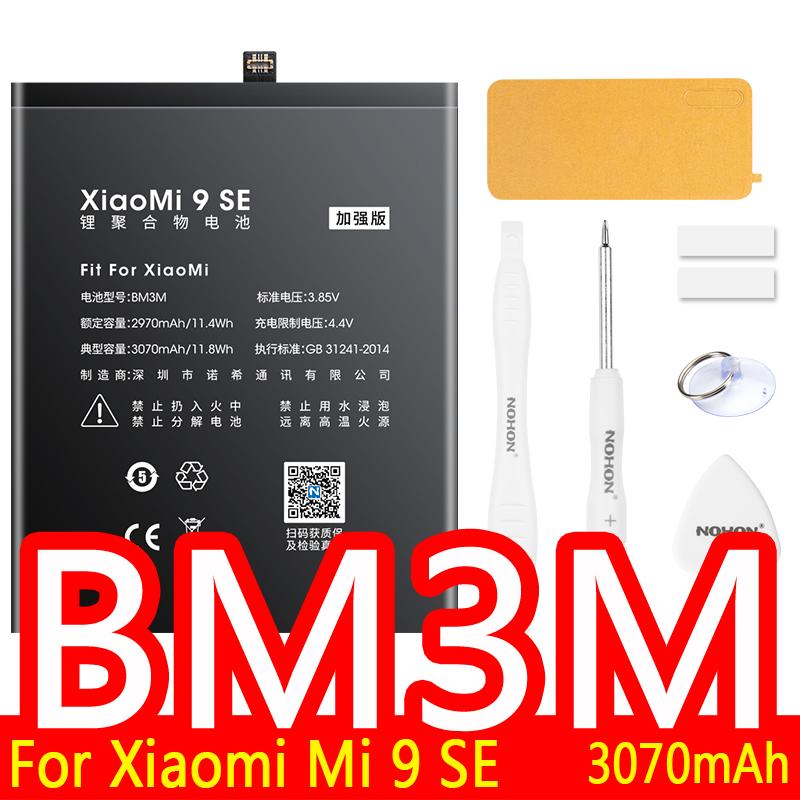 Сменный аккумулятор NOHON для Xiaomi Mi 8 Pro 9SE Redmi 3 3S 3X 4 XA 5 Plus K20 Pro 7 8 T Note 2 3 4 X