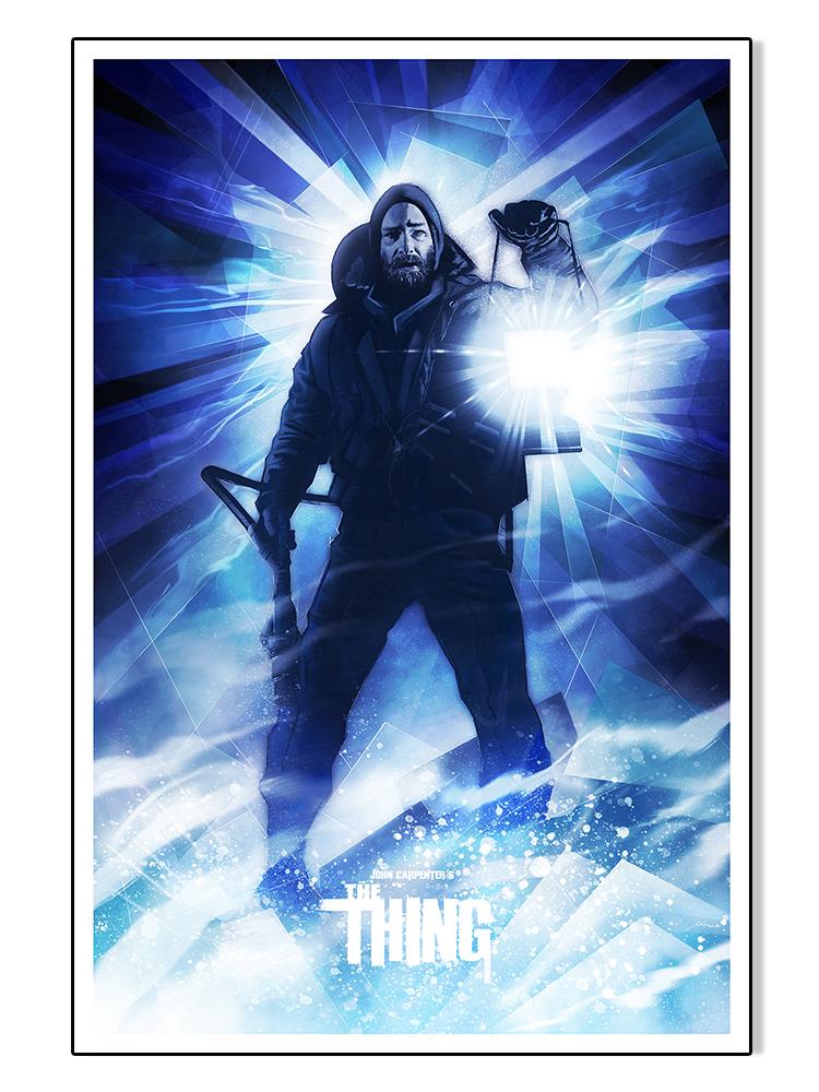 Классический фильм ужасов The Thing, постеры с принтом, холст, картина Джон Карпентер, настенная художественная картина для спальни, украшение дома