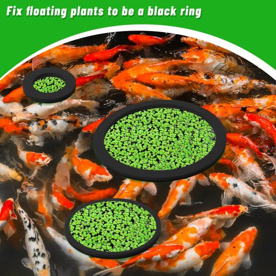 10 Pcs Aquarium Floating Plant Rings Lightweight Keep Food Plants In Place EVA Foam Floating Ring for Fish Tank