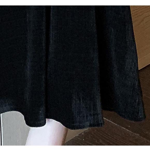 Осень-зима женские вельветовые платья модные женские платья с длинным рукавом повседневное свободное винтажное вельветовое платье 3XL