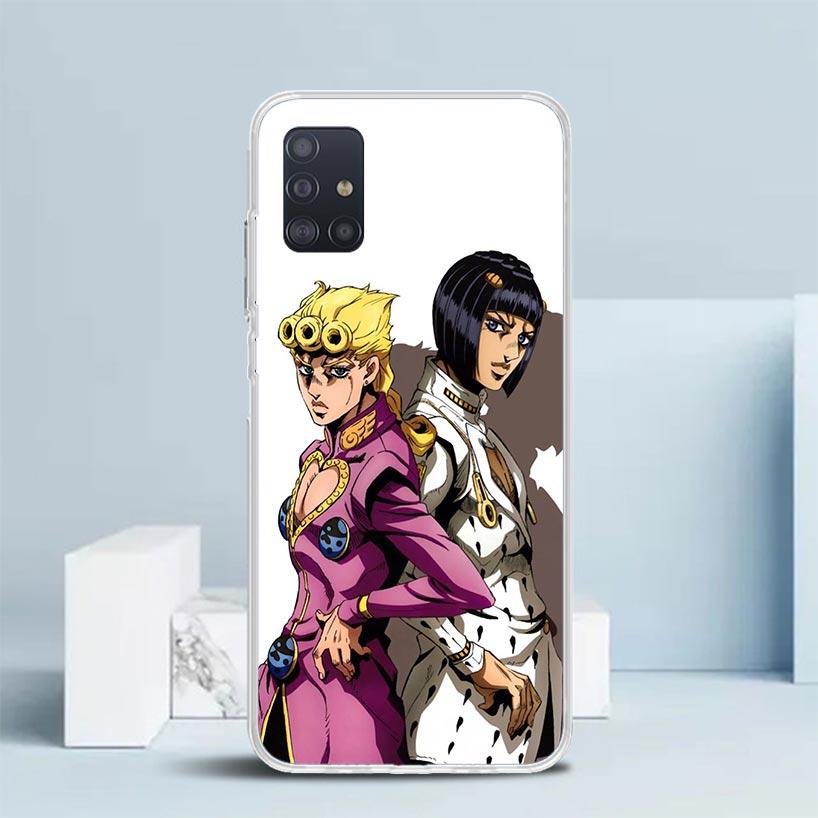 Чехол для телефона JoJo Adventure Giorno Giovanna для Samsung Galaxy A52 A32 A22 A12 A51 A50S A30S A10S Note 20 Ultra 10 S10 Plus A31 A2