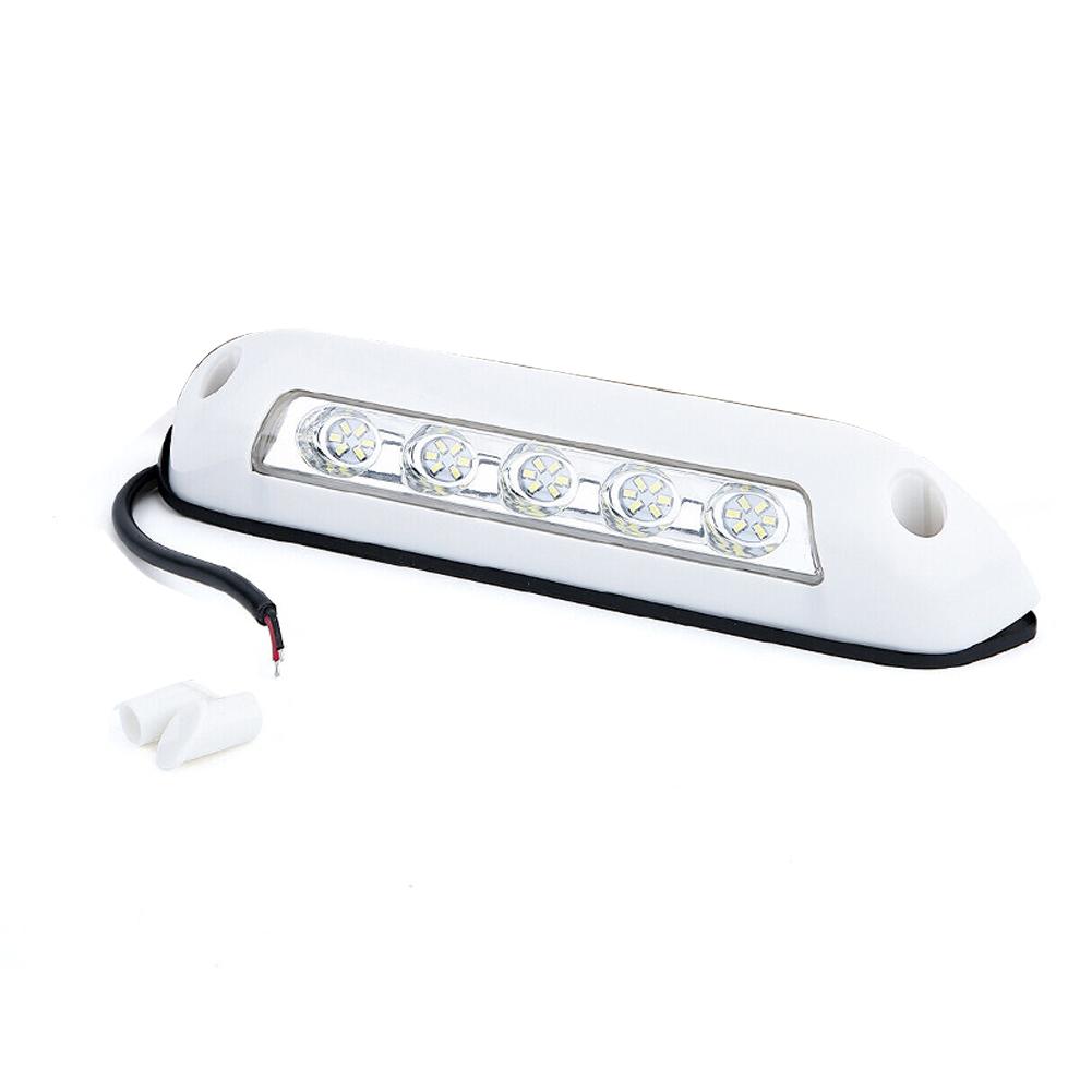 12V RV LED Awning Porch Light 6000K Waterproof Display Wide Lights 8W RV Outdoor Porch Light 10LED RV Retrofit Outdoor Lighting