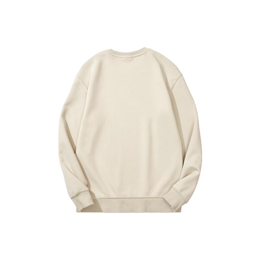 Li Ning Badminton Series однотонный логотип пуловер толстовка осенняя мужская толстовка хаки AWDTD81-3