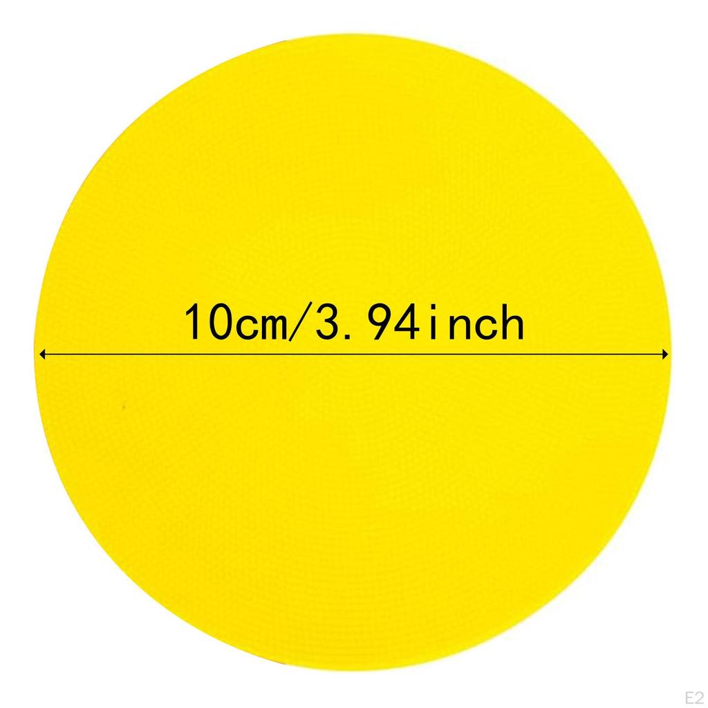 30 шт. маркеров для пола, тренировочная разметка, бесшумное оборудование, точка 10 см для спортзала