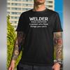 Welder Noun Men's T Shirt Funny Work Trade Birthday Xmas Gift