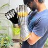 Medieval Battle Warrior Brass Steel Gauntlet Gloves Medieval LARP Hand Armor Cosplay And Halloween Costume Gear