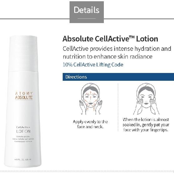 Atomy Абсолютный лосьон CellActive 135мл