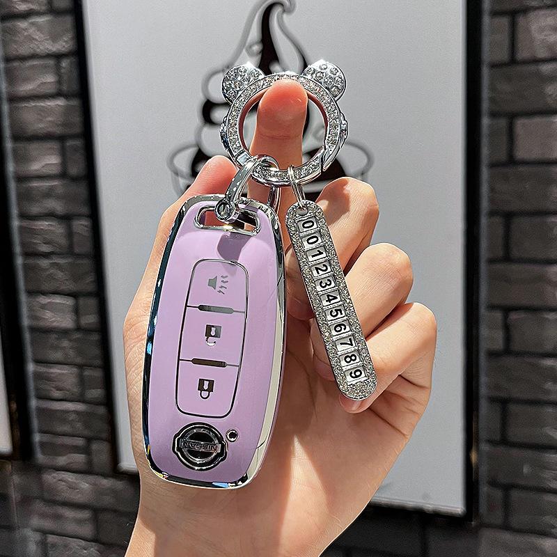 Специальный чехол для ключей Nissan Teana2023Новый высококачественный защитный чехол для пряжки сумки