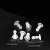 50PCS Silicone Full Coverage Earplug Soft Safety Earring Back New Ear Pad  Jewelry Production
