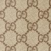 Gucci Двускладной кошелек GG Supreme Бежево-коричневый, Классическая канва с монограммой, отделка кожей, Компактный держатель для карт для мужчин, для ежедневных поездок 821206-FAED0-9786