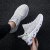 Large Men's Shoes Summer Breathable Flying Weave Sports Casual Shoes Thick Sole Blade Mesh Fashion Coconut Running Shoes