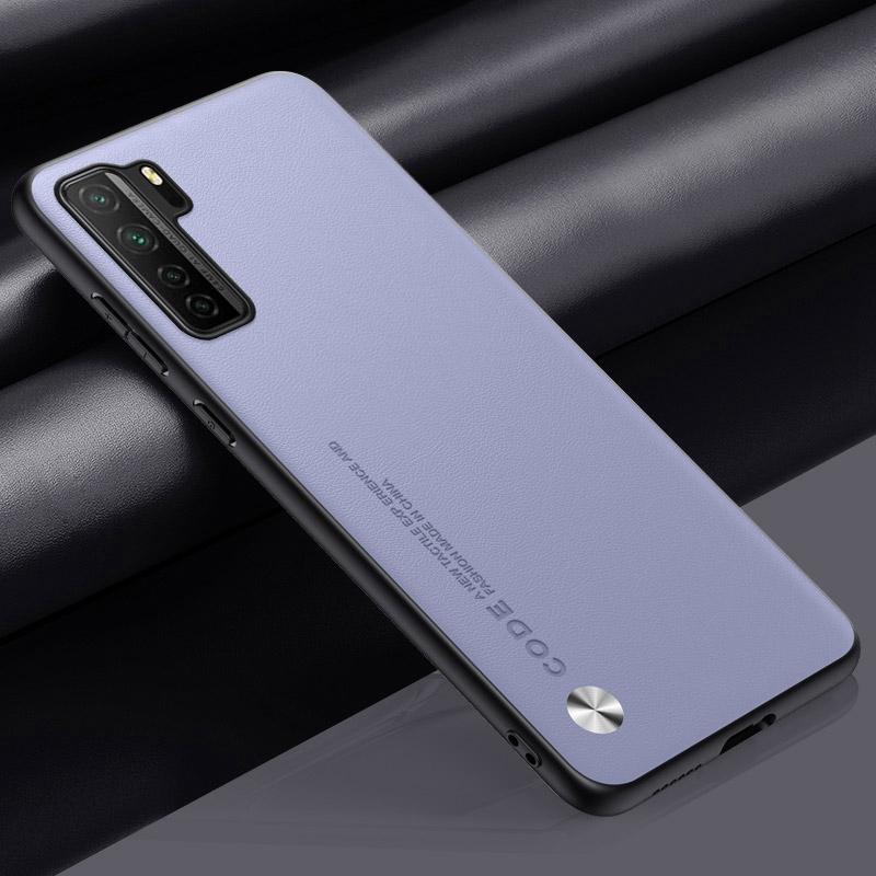 Роскошный чехол из искусственной ПУ кожи для Huawei Nova 7 Pro 7 SE 7i P40 Lite 5G Задняя крышка Матовая силиконовая защита Чехол для телефона для Honor 30S