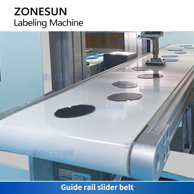 ZONESUN ZS-STB2 Vision Inspection Labeling Machine Automatic Flat Surface Labeling Machine CCD Visual Inspection Labeler