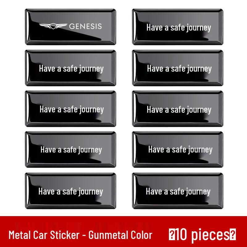 BYD Yuan UP/PLUS/PRO Metal Car Logo Center Console Decorative Sticker
