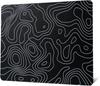 XVX Topographical Hard Gaming Mouse Professional Large Mouse Mat X Special Glass Surface for Improved Accuracy and Speed Pad, (410mm 310mm),