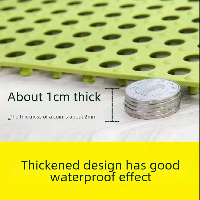 Bathroom Anti-Slip Full-Paved Splicing Mats – Thickened, Waterproof, and Anti-Fall for Toilets