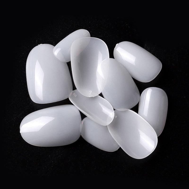 500pcs Instant Soft Gel Nail Tips Sculpted Coffin Stiletto Full Cover Press On Nail Tips Soak Off Salon Custom Nails