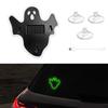 1pcs LED Solar Powered Halloween Ghost Shaped Windshield Colorful Neon Ambient Lights Rear Window Decoration Signal Lamp Neon Lights 4
