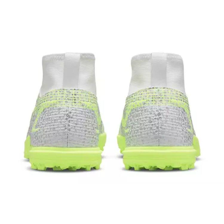 Nike Детские кроссовки Mercurial Superfly 8 Academy TF GS Metallic Silver Volt Белый Черный CV0789-107