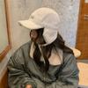 Korean Style Plush Baseball Cap Letter Ear Protection Hat Fashion Women's Pilot Hat  Girls