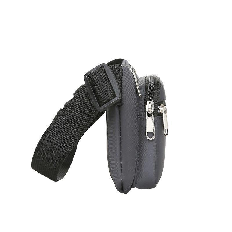 Unisex Waterproof Waist Bag: Multifunctional, Large Capacity, Durable for Casual, Work, Sports, or Travel; Mobile Phone and Wallet Holder.