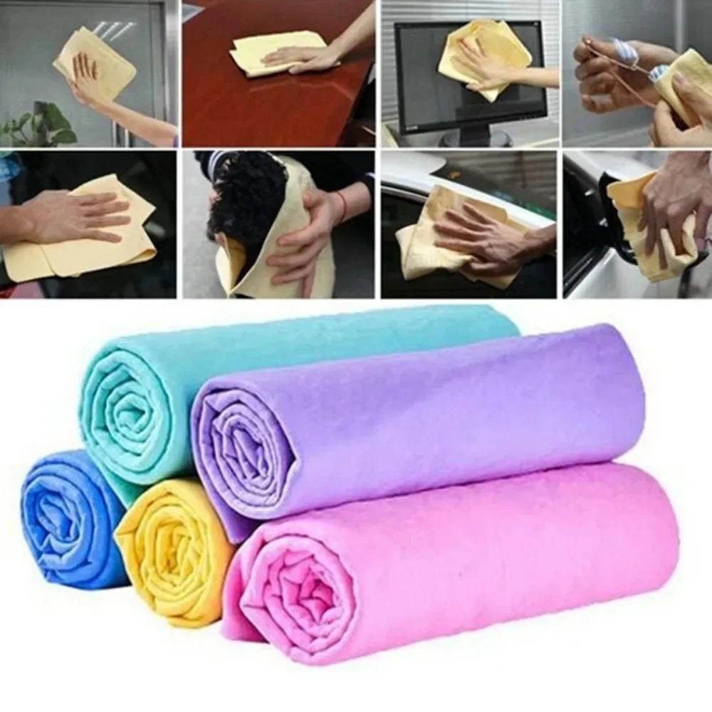 Замшевая ткань для автомобиля, замшевая ткань, ПВА-резина, для сушки, чистки, мытья, замшевая салфетка для автомобиля, супервпитывающая, для идеальной сушки