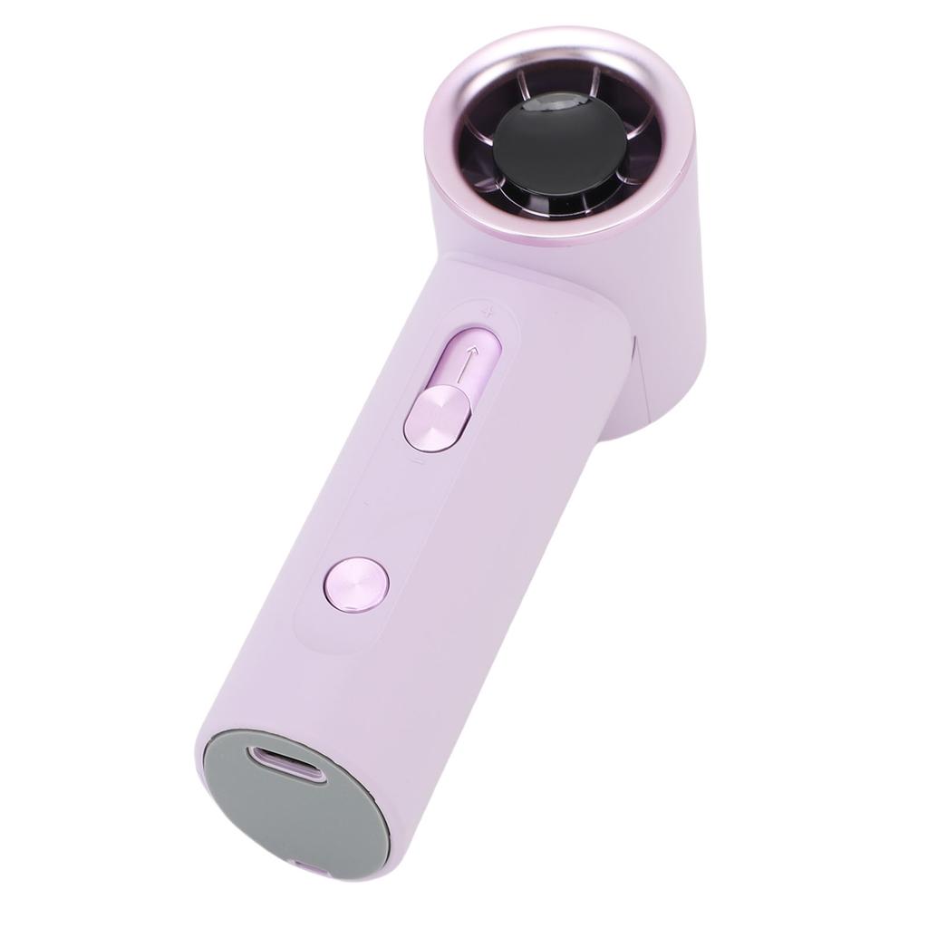 Portable Handheld Fan 100 Speeds Stepless Adjustable Quiet Rechargeable Digital Display Mini High