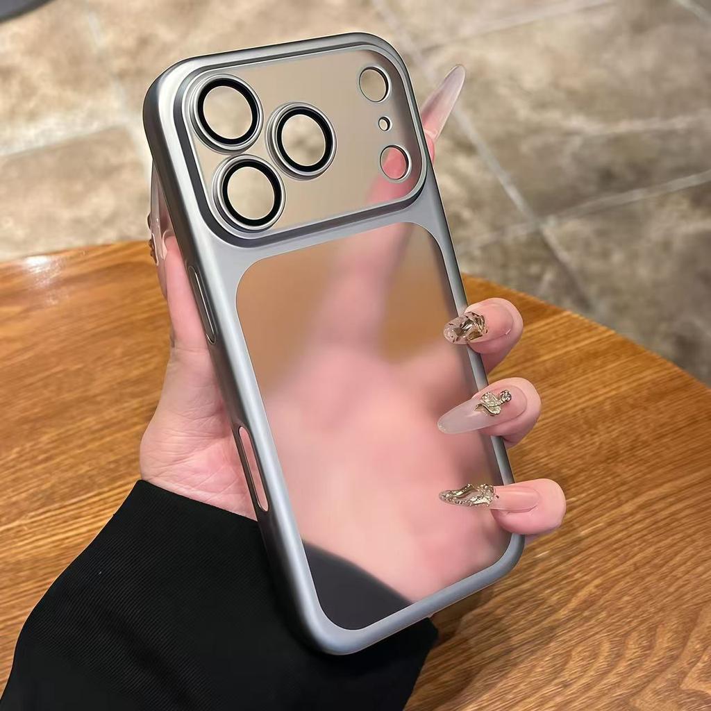 Роскошный прозрачный чехол для телефона для iPhone 17 Air 17Pro 17 Pro Max Покрытие Рамка Защитная пленка для объектива Защита от падений Жесткая прозрачная крышка