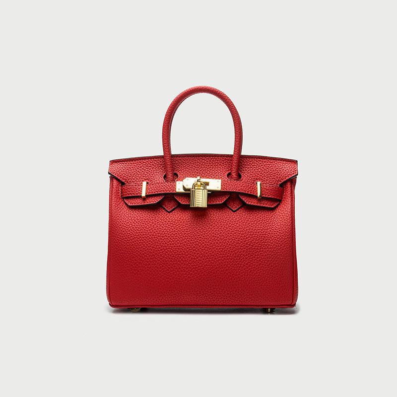 Модная женская сумка платинового цвета 2023 года с узорами личи и крокодиловой кожи