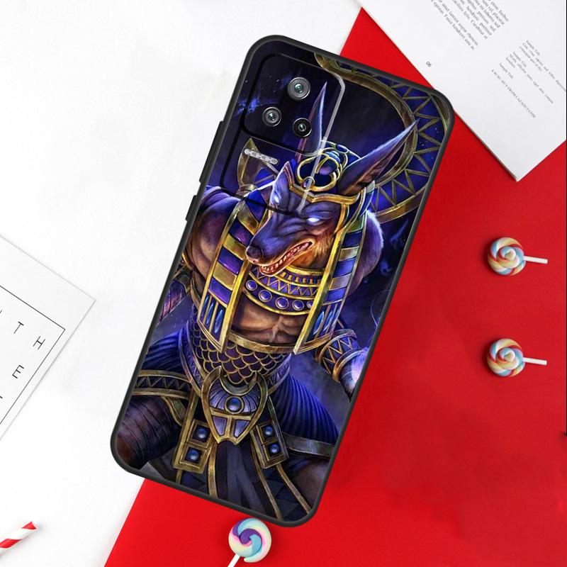 Египет Нефертити Анубис Анх Чехол Для Xiaomi 11T 12T 13T 14T Pro 13 14 15 Ultra POCO X7 Pro X3 X5 X6 F5 F6 M6 Pro Чехол