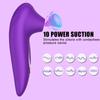 Powerful Suction Cup Clitoral Sucking Vibrator Clitoral Nipple Oral Vacuum Stimulating Massager for Female Masturbation Sex Toy