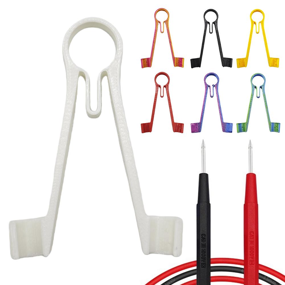 1 шт. Пластиковый держатель для щупа Крепление Подставка для держателя щупа измерительного провода Подставка для щупа мультиметра для работы одной рукой для коммерческого производства