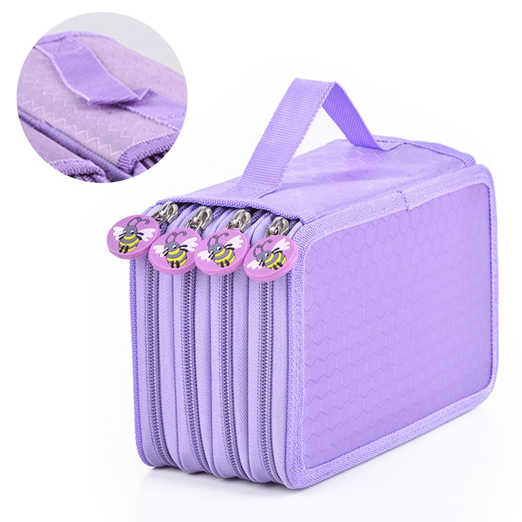 Большой пенал с 72 отверстиями, многослойный, большой емкости, многофункциональный, из ткани Оксфорд, пенал