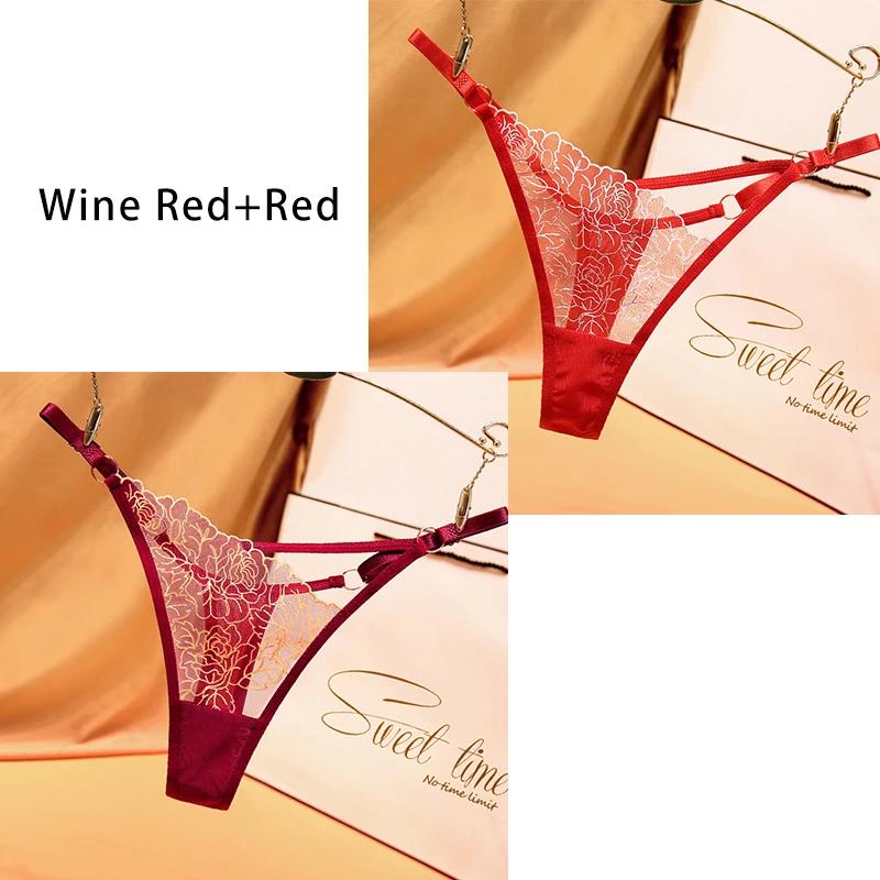 Dulasi Модные брюки-стринги с вырезом на талии и изысканной вышивкой, регулируемый пояс для женского нижнего белья 2271